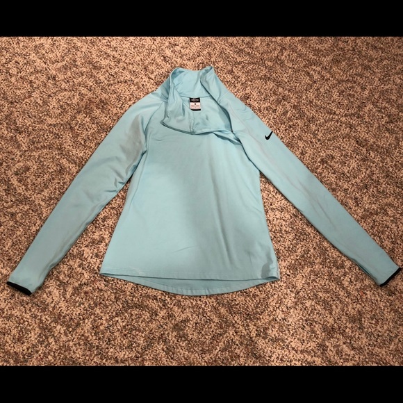 Nike Pro Blue Pullover - Picture 1 of 6